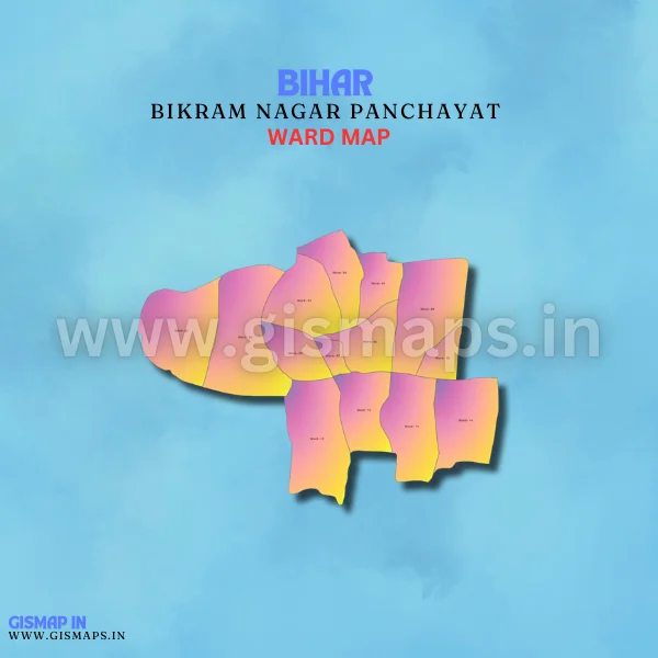 Bikram Nagar Panchayat Ward Map